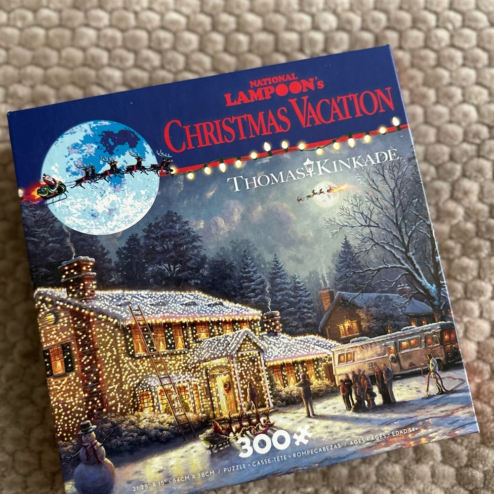 Thomas Kinkade Christmas Vacation Puzzle - NEW!